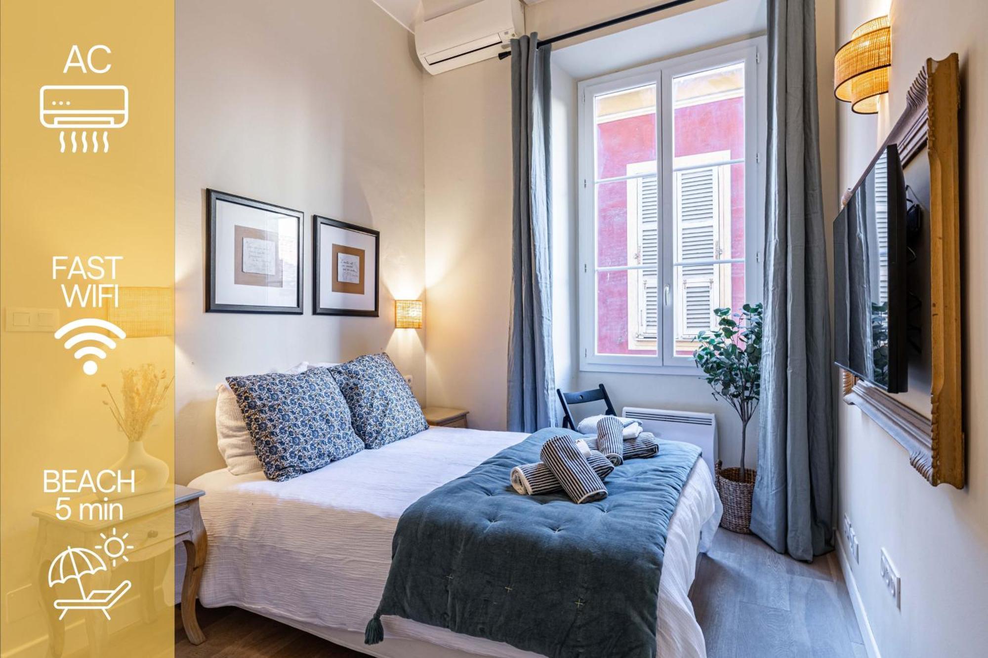 New!Chic Oasis Apt, Heart Of Nice, Family Friendly, Walking To The Beach! エクステリア 写真